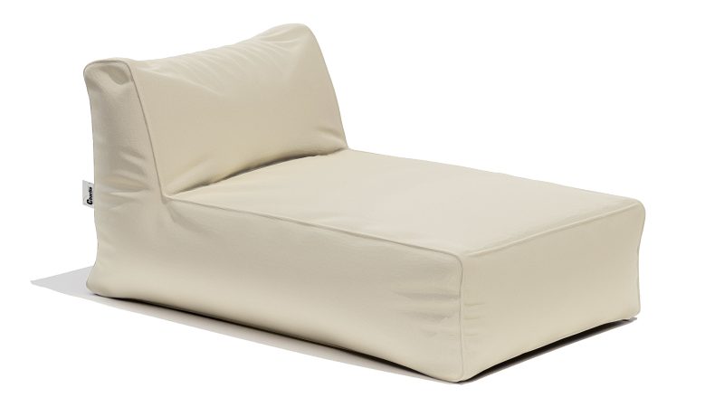 méridienne pour l'intérieur et l'extérieur ignifugée M2 beige