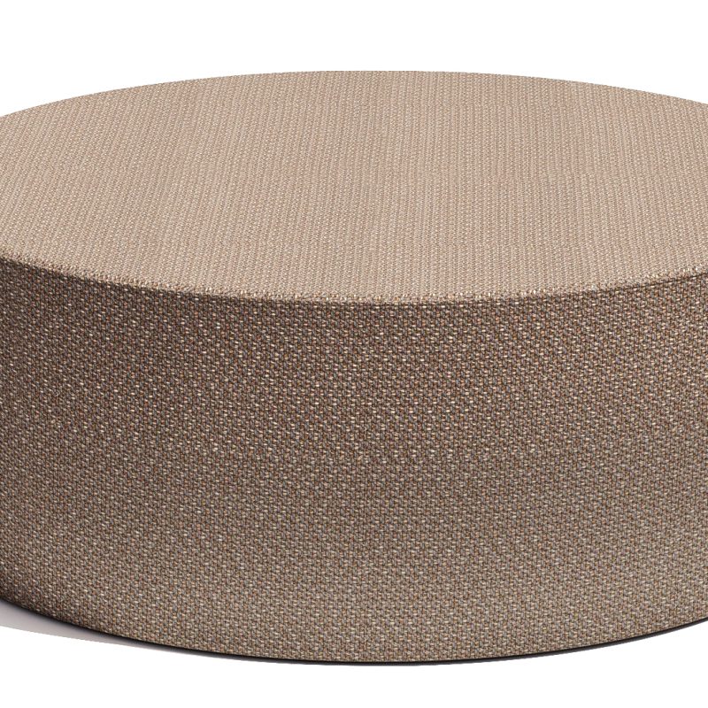 table basse Jronde en tissu sunbrella lopi coconut