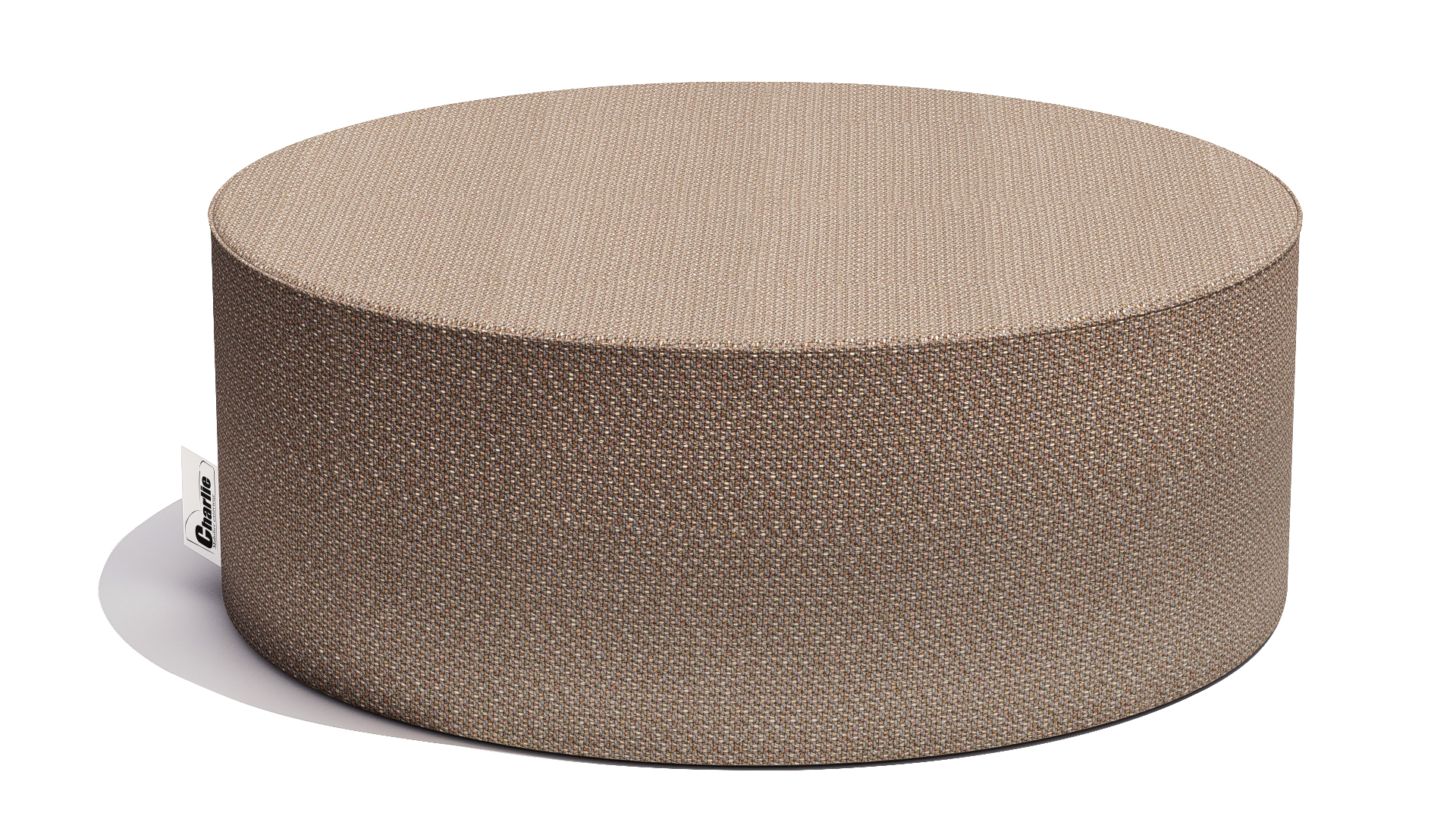 table basse Jronde en tissu sunbrella lopi coconut