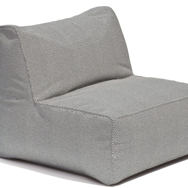 chauffeuse haut de gamme pour l'intérieur et l'extérieur Sunbrella Lopi pepper